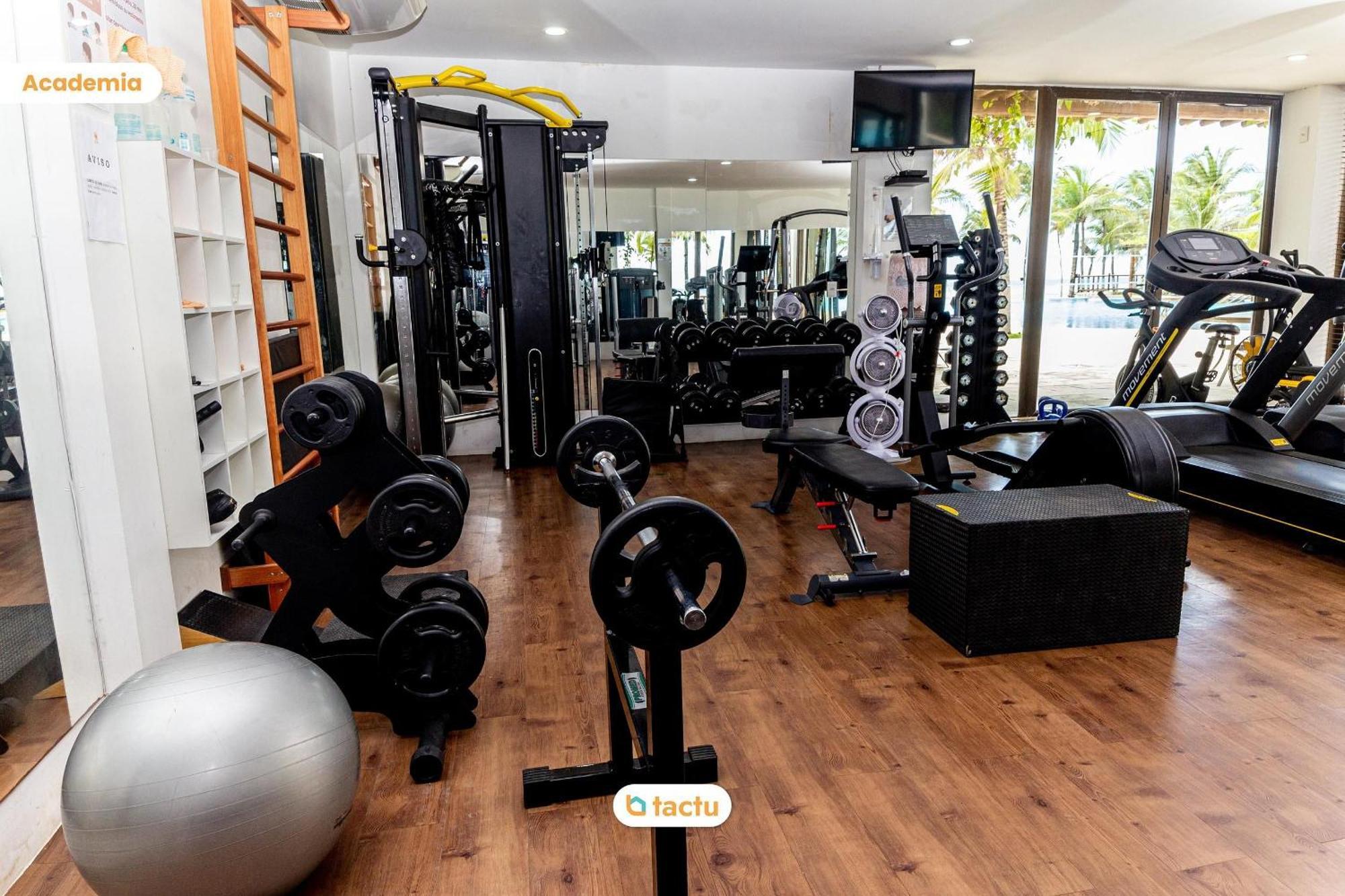 Apartamento confortável e espaçoso de 78 m2 perfeito para aproveitar o verão no Wai Wai Cumbuco por Tactu Exterior foto