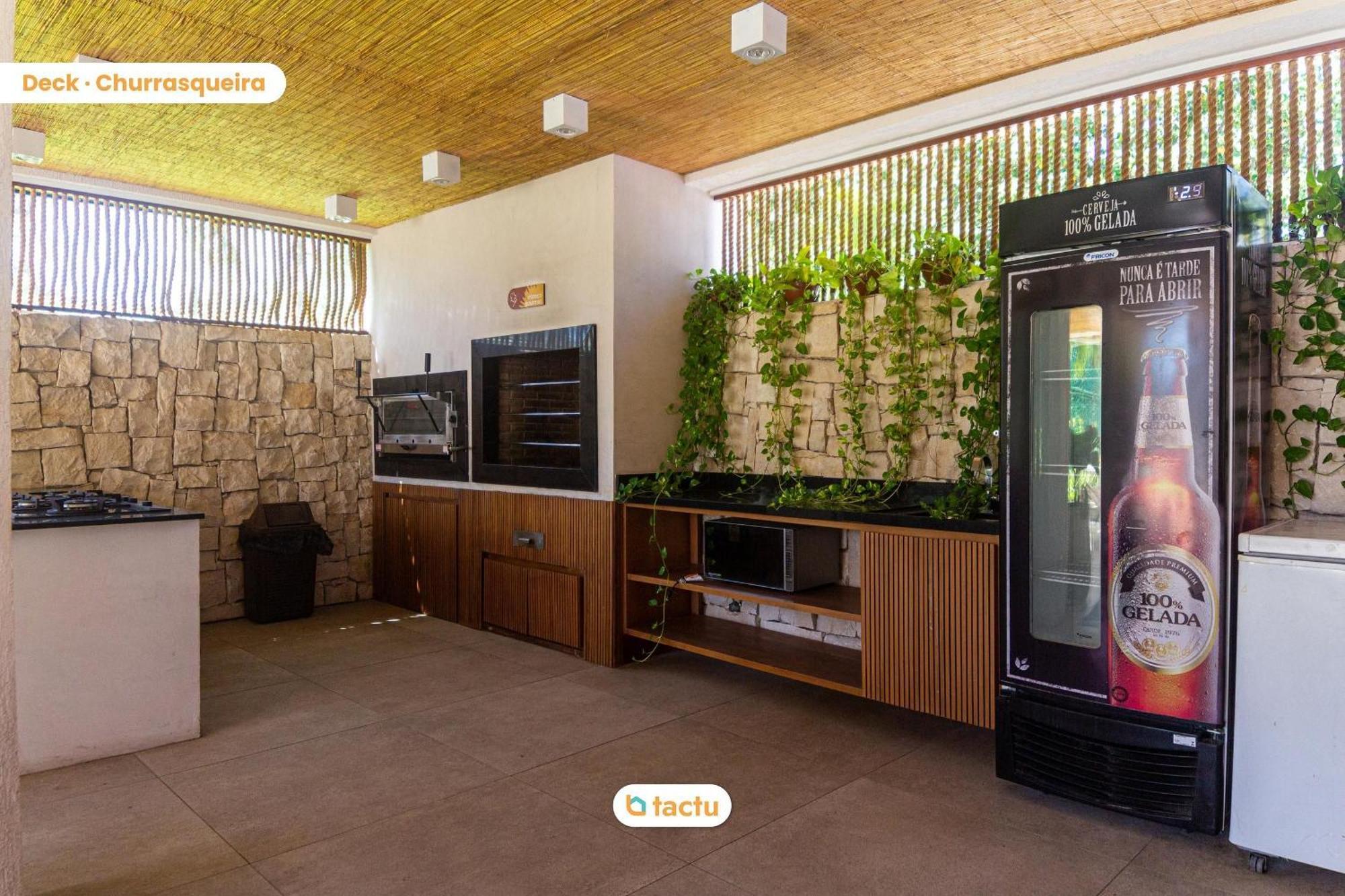 Apartamento confortável e espaçoso de 78 m2 perfeito para aproveitar o verão no Wai Wai Cumbuco por Tactu Exterior foto