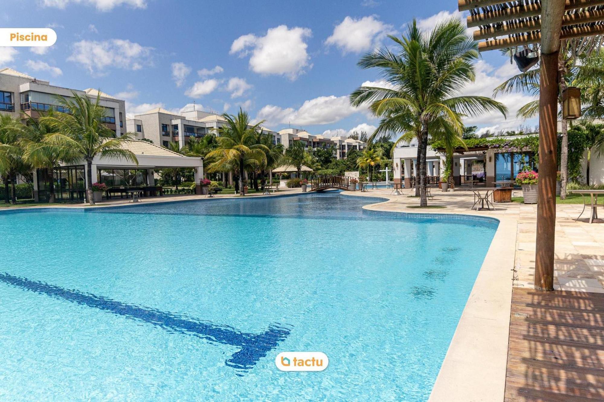 Apartamento confortável e espaçoso de 78 m2 perfeito para aproveitar o verão no Wai Wai Cumbuco por Tactu Exterior foto