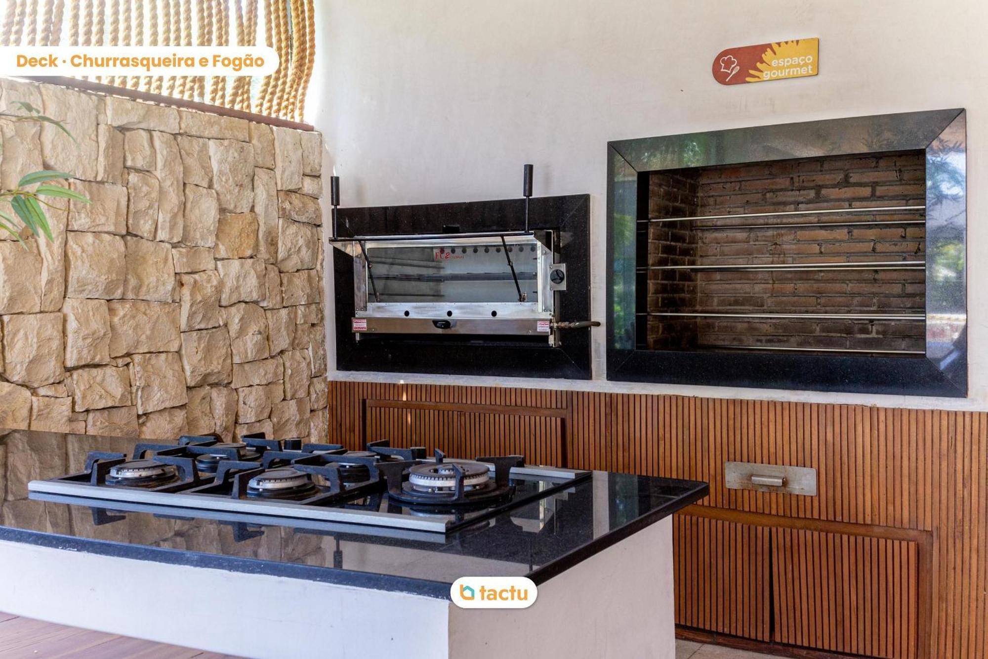 Apartamento confortável e espaçoso de 78 m2 perfeito para aproveitar o verão no Wai Wai Cumbuco por Tactu Exterior foto