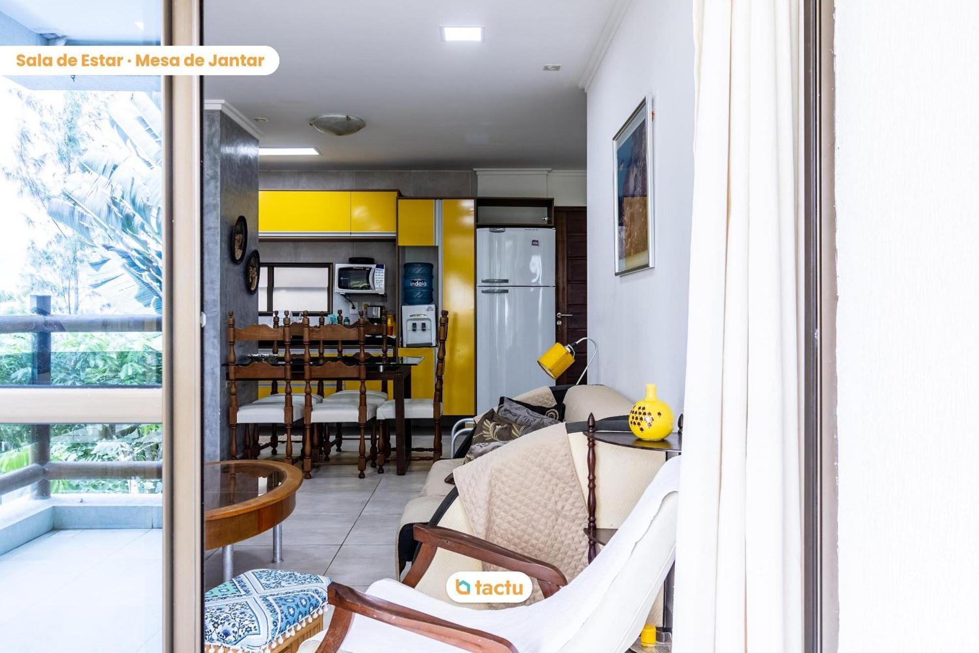 Apartamento confortável e espaçoso de 78 m2 perfeito para aproveitar o verão no Wai Wai Cumbuco por Tactu Exterior foto