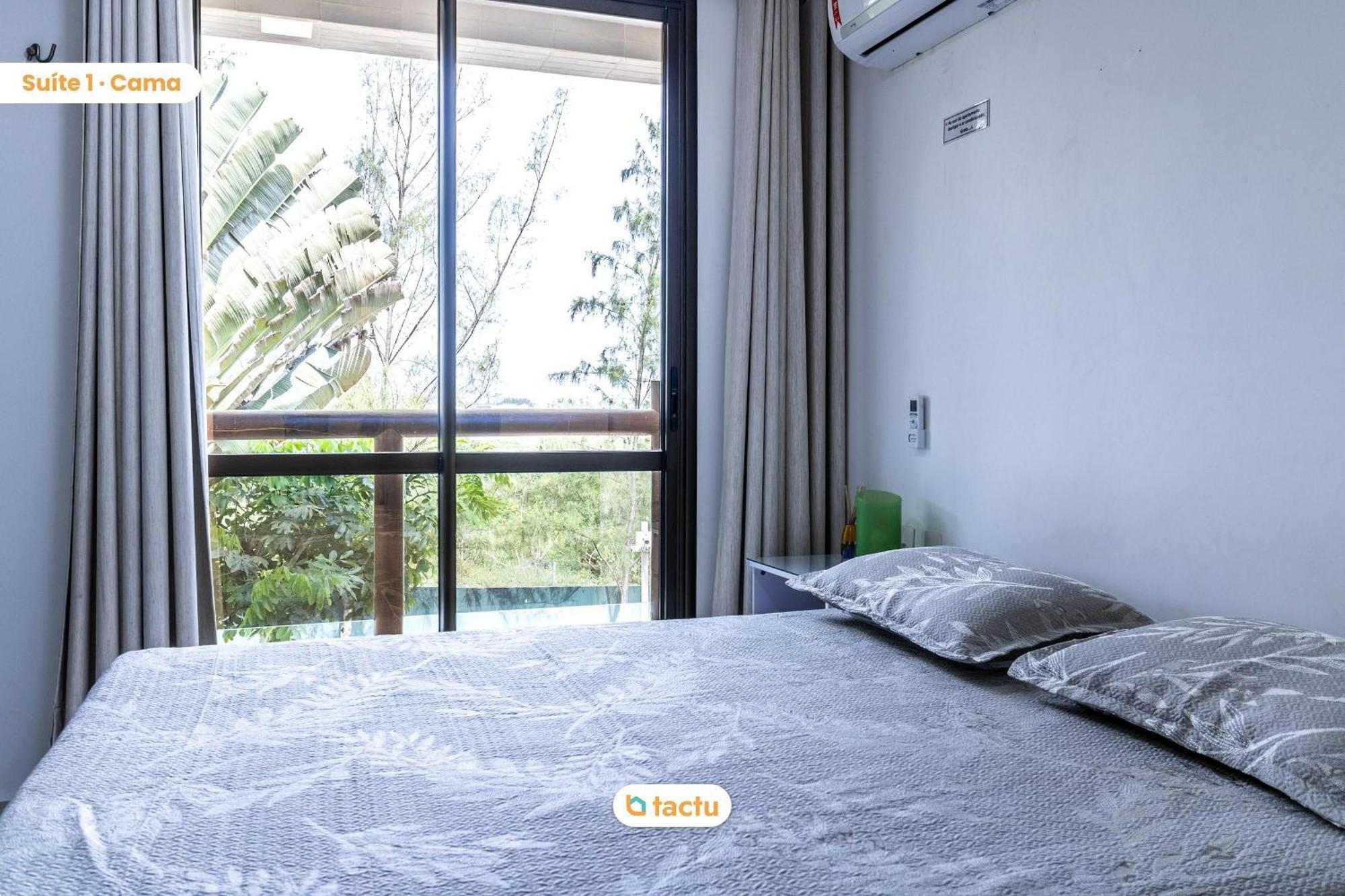 Apartamento confortável e espaçoso de 78 m2 perfeito para aproveitar o verão no Wai Wai Cumbuco por Tactu Exterior foto