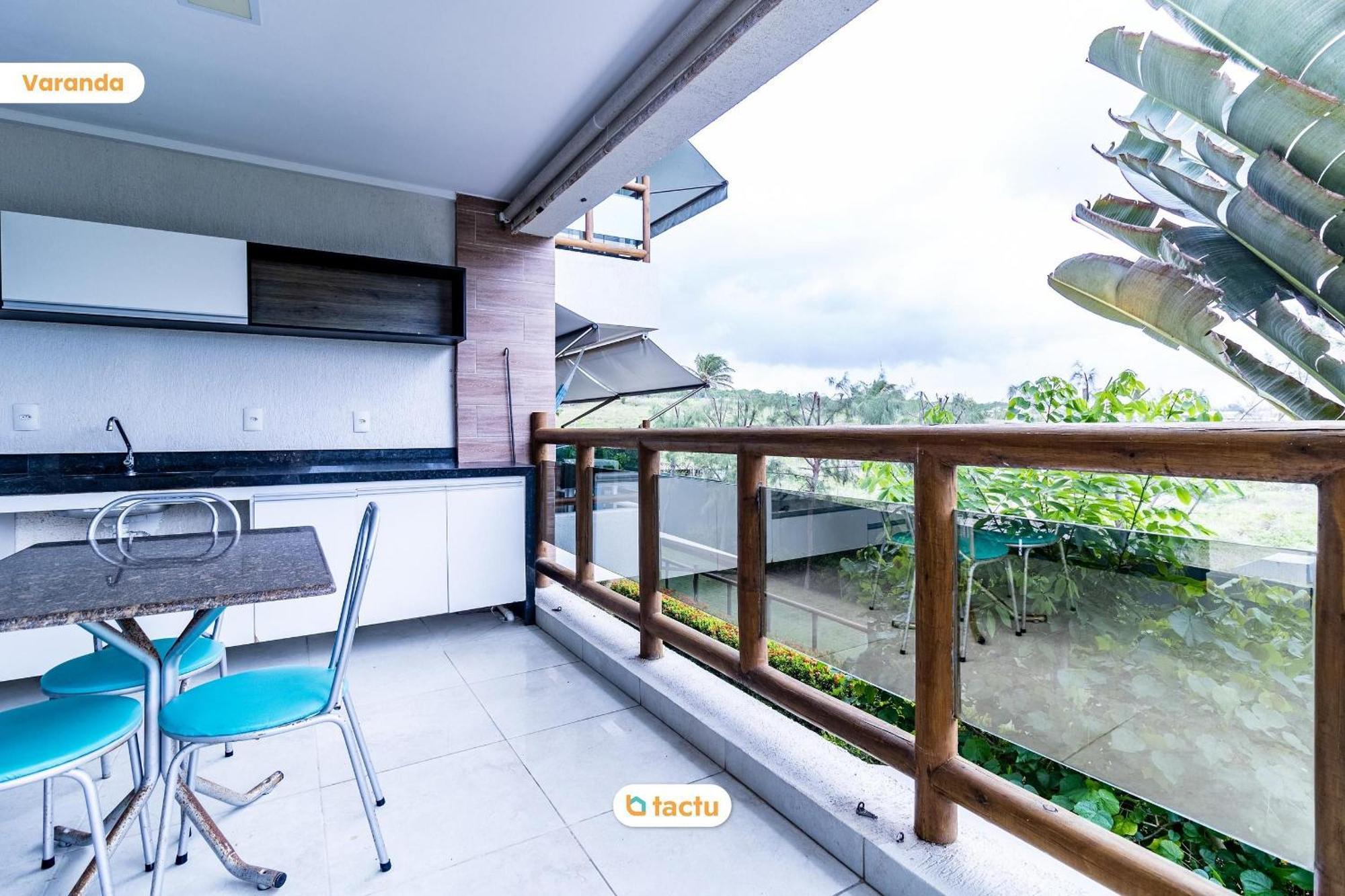Apartamento confortável e espaçoso de 78 m2 perfeito para aproveitar o verão no Wai Wai Cumbuco por Tactu Exterior foto