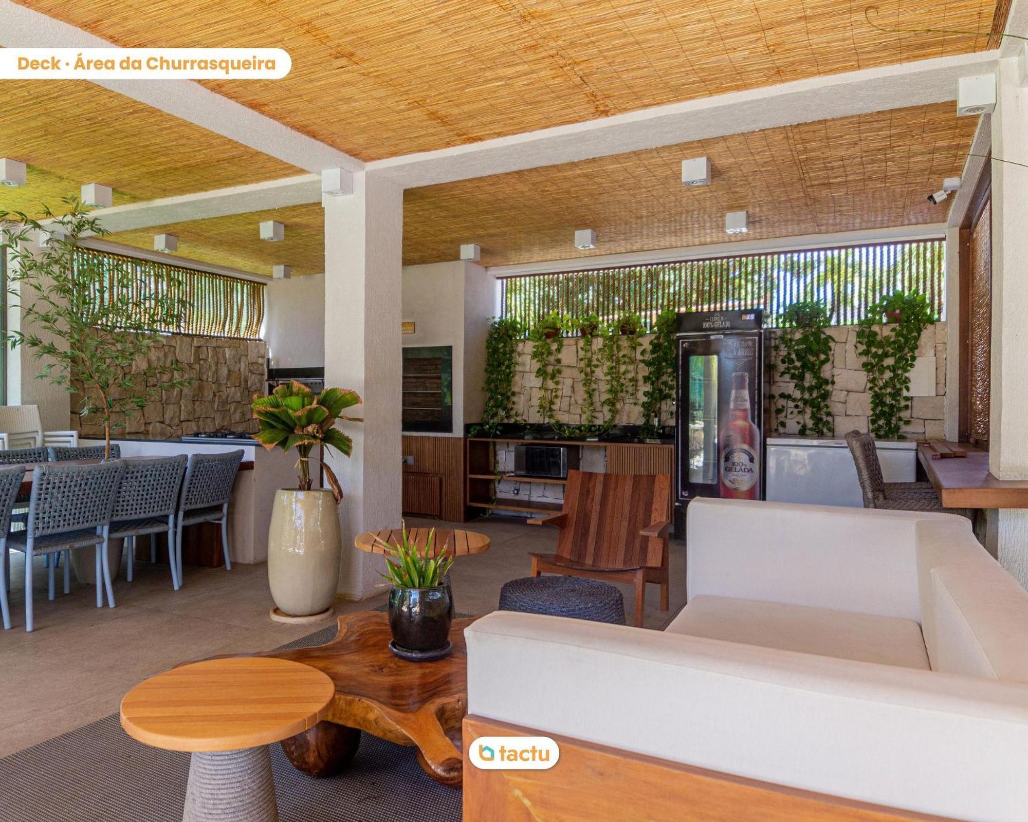 Apartamento confortável e espaçoso de 78 m2 perfeito para aproveitar o verão no Wai Wai Cumbuco por Tactu Exterior foto