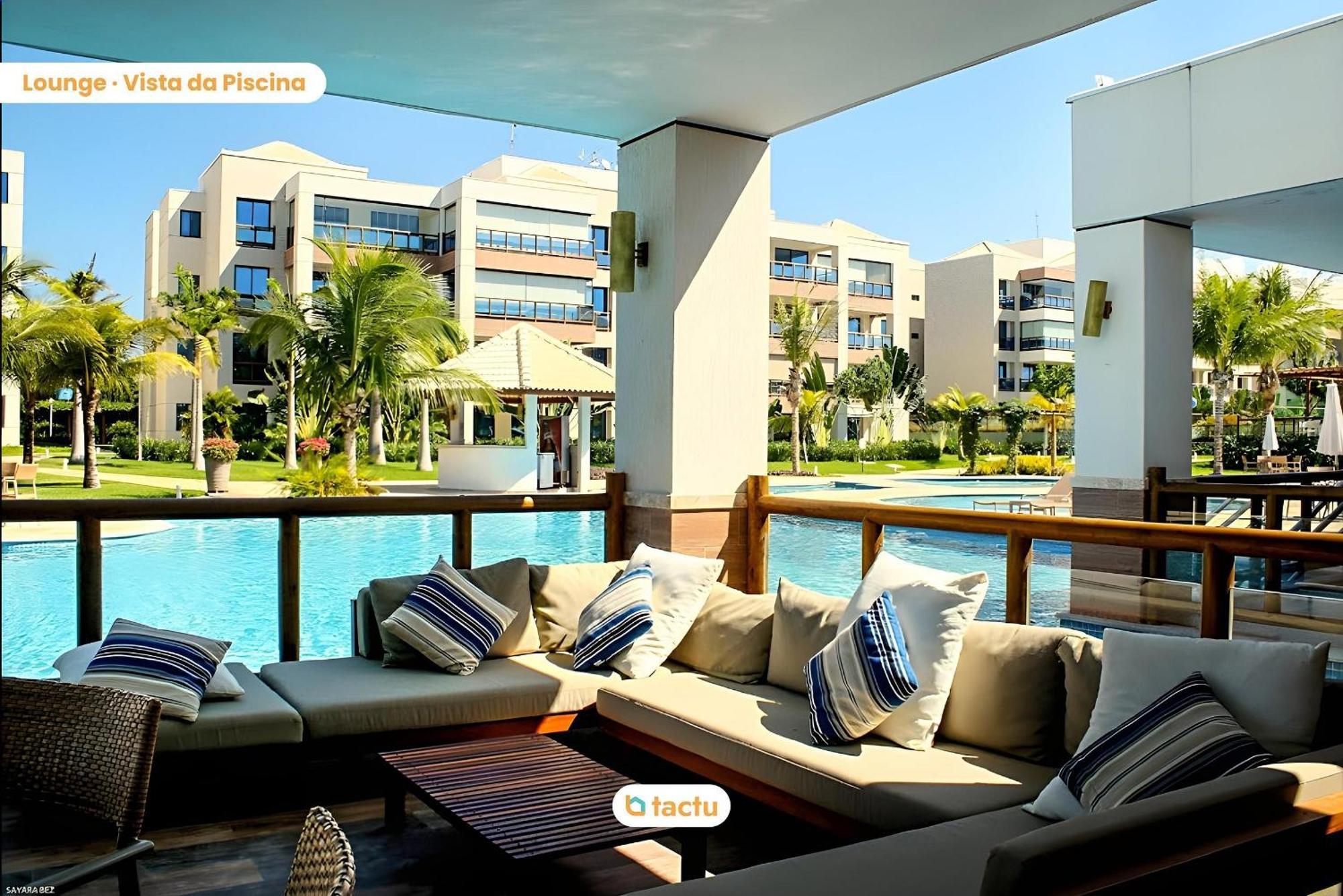 Apartamento confortável e espaçoso de 78 m2 perfeito para aproveitar o verão no Wai Wai Cumbuco por Tactu Exterior foto