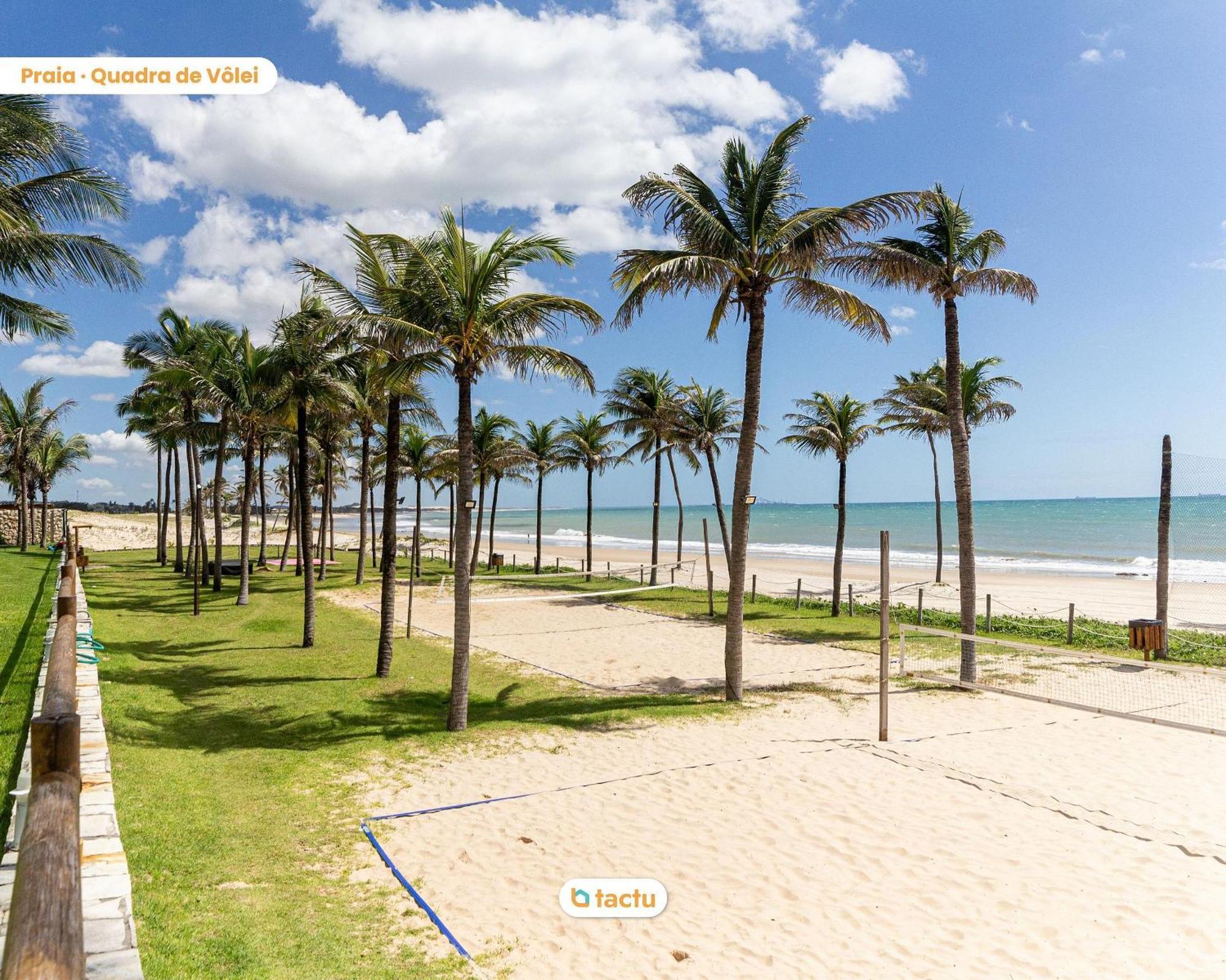 Apartamento confortável e espaçoso de 78 m2 perfeito para aproveitar o verão no Wai Wai Cumbuco por Tactu Exterior foto